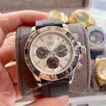 Swiss Quality Rolex Daytona Panda Dial Rubber Strap Citizen 8215 Watches 40mm